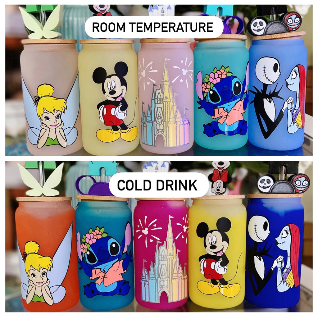Custom Color Changing Glass Can