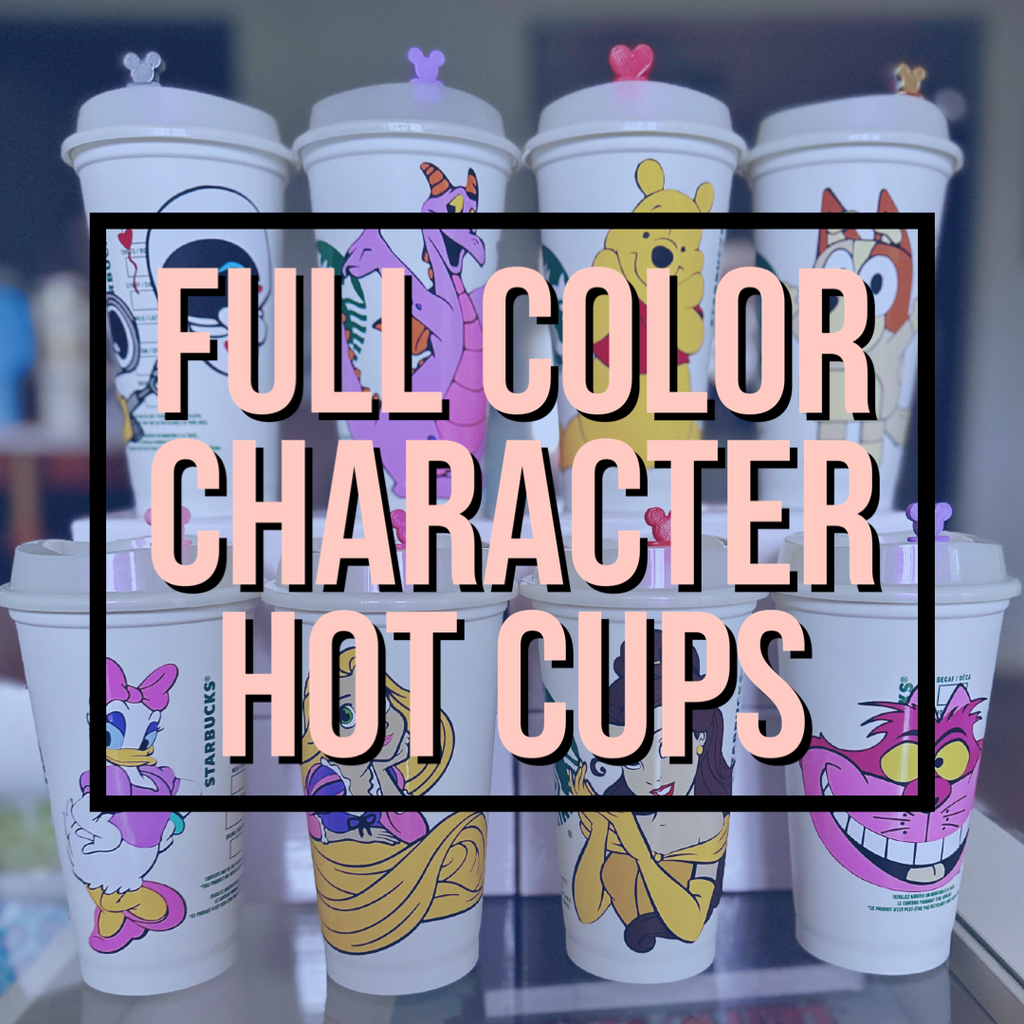 Full Color Character Personalized Hot Cup w/ stopper