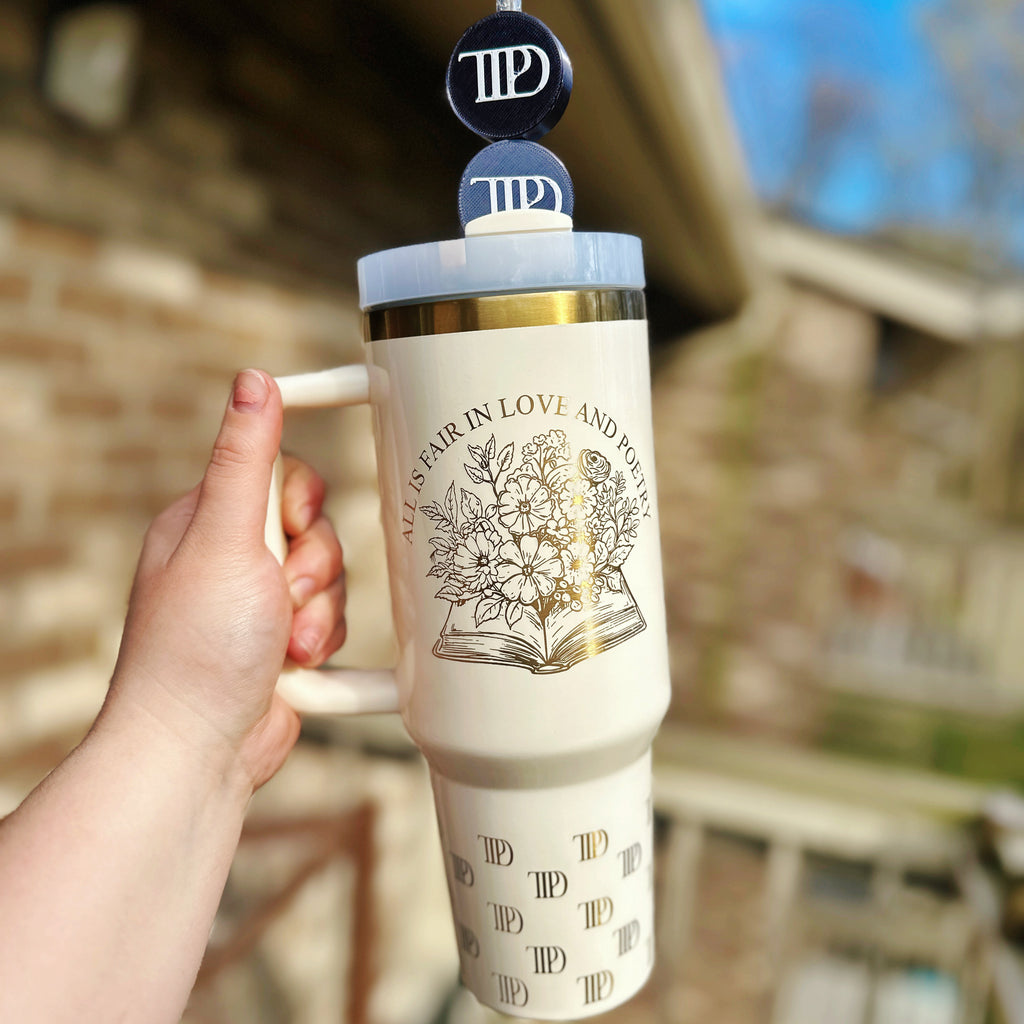 T. Swift TTPD Inspired Albums Lasered Engraved 40 oz Tumbler