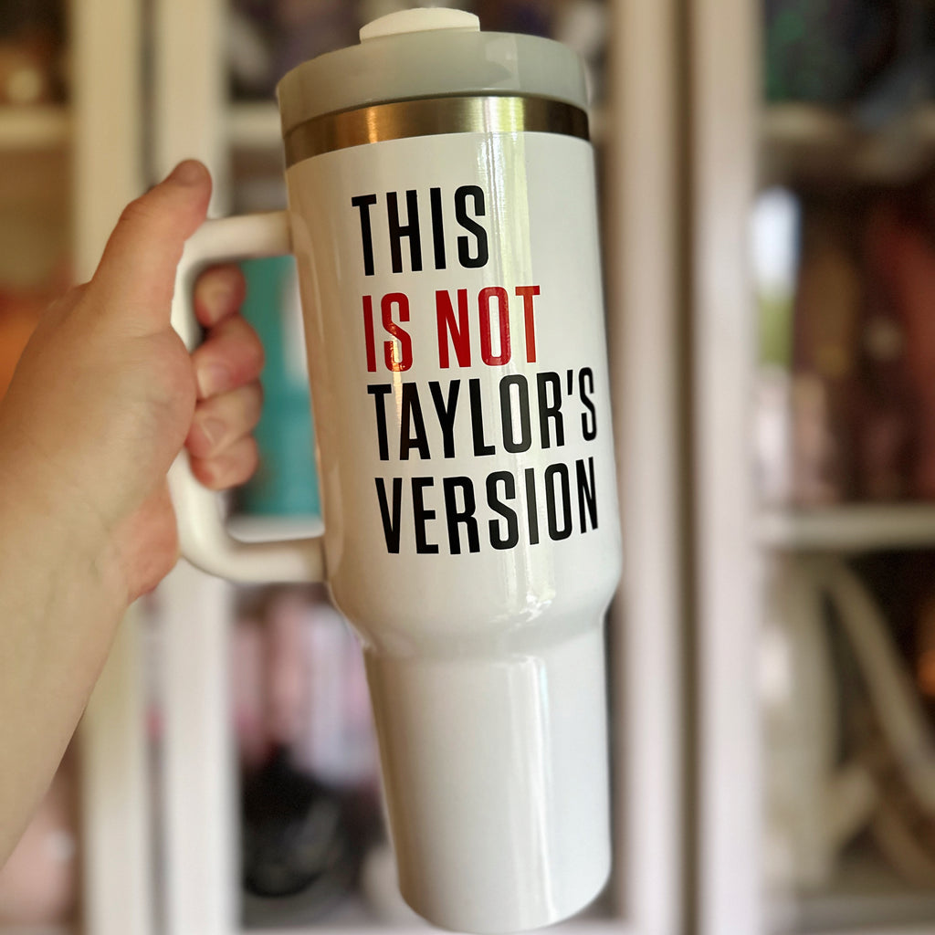 READY TO SHIP: T. Swift "This is Not TV" 40 oz Tumbler