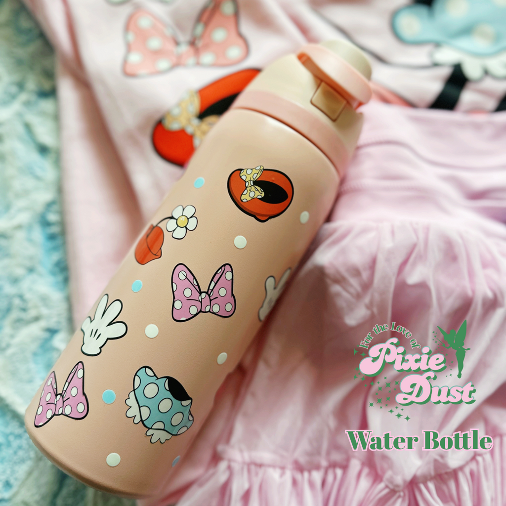 32 oz thermos bottle Retro Mouse Inspired 32 oz Sip Stainless Steel Water Bottle