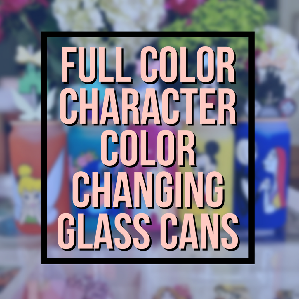 Custom Color Changing Glass Can