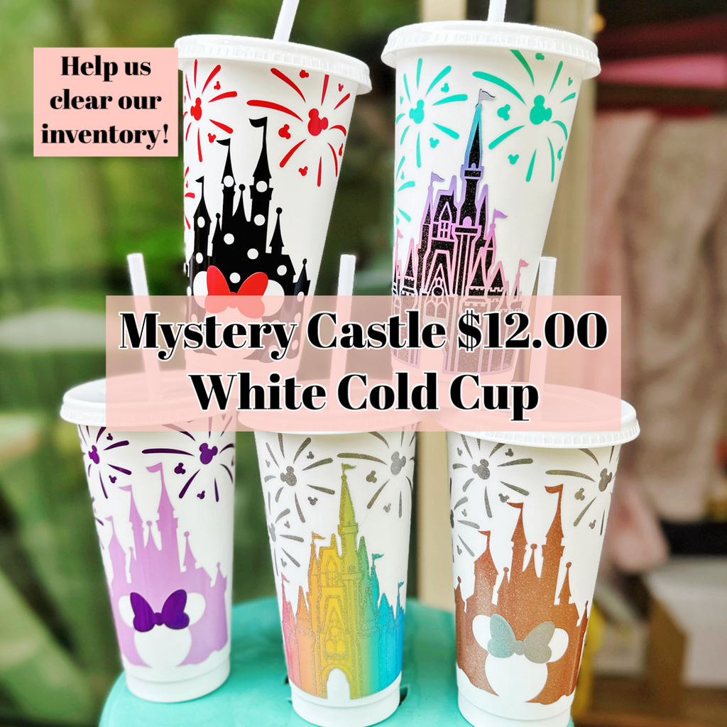 Mystery Castle on White Cold Cup