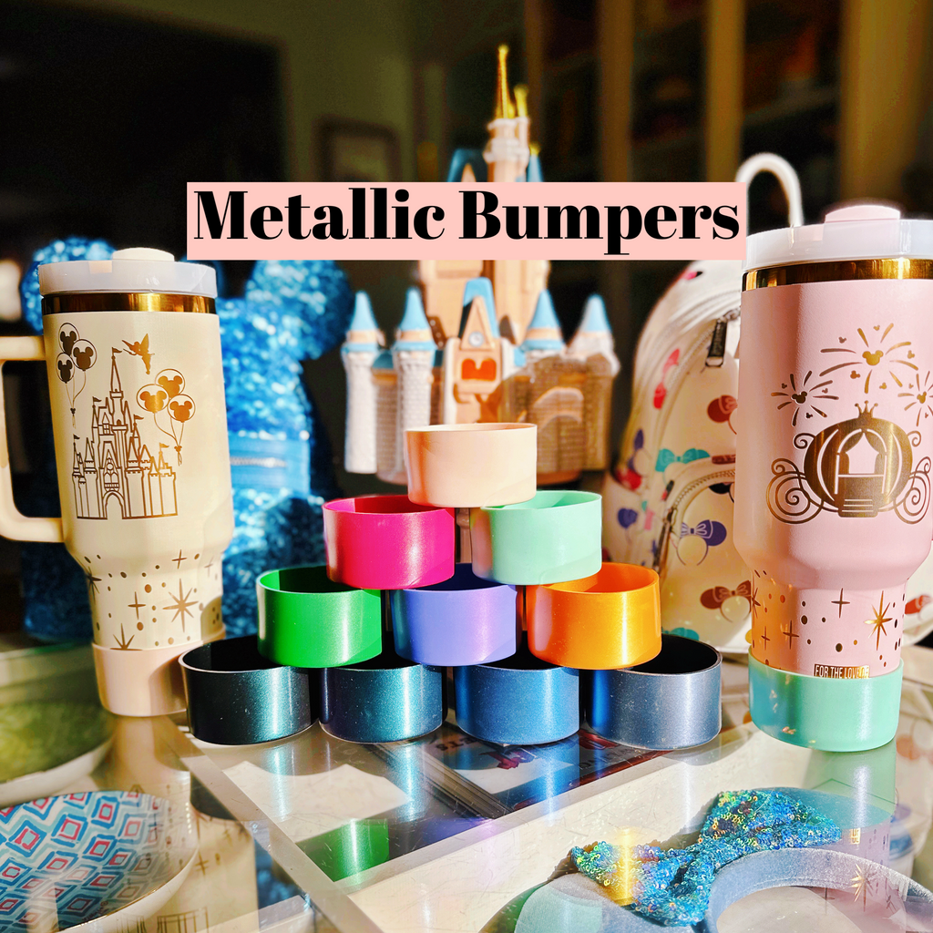 Metallic Silicone Tumbler Bumper