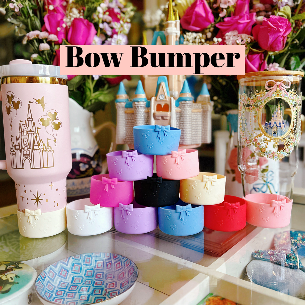 Bow Silicone Tumbler Bumper