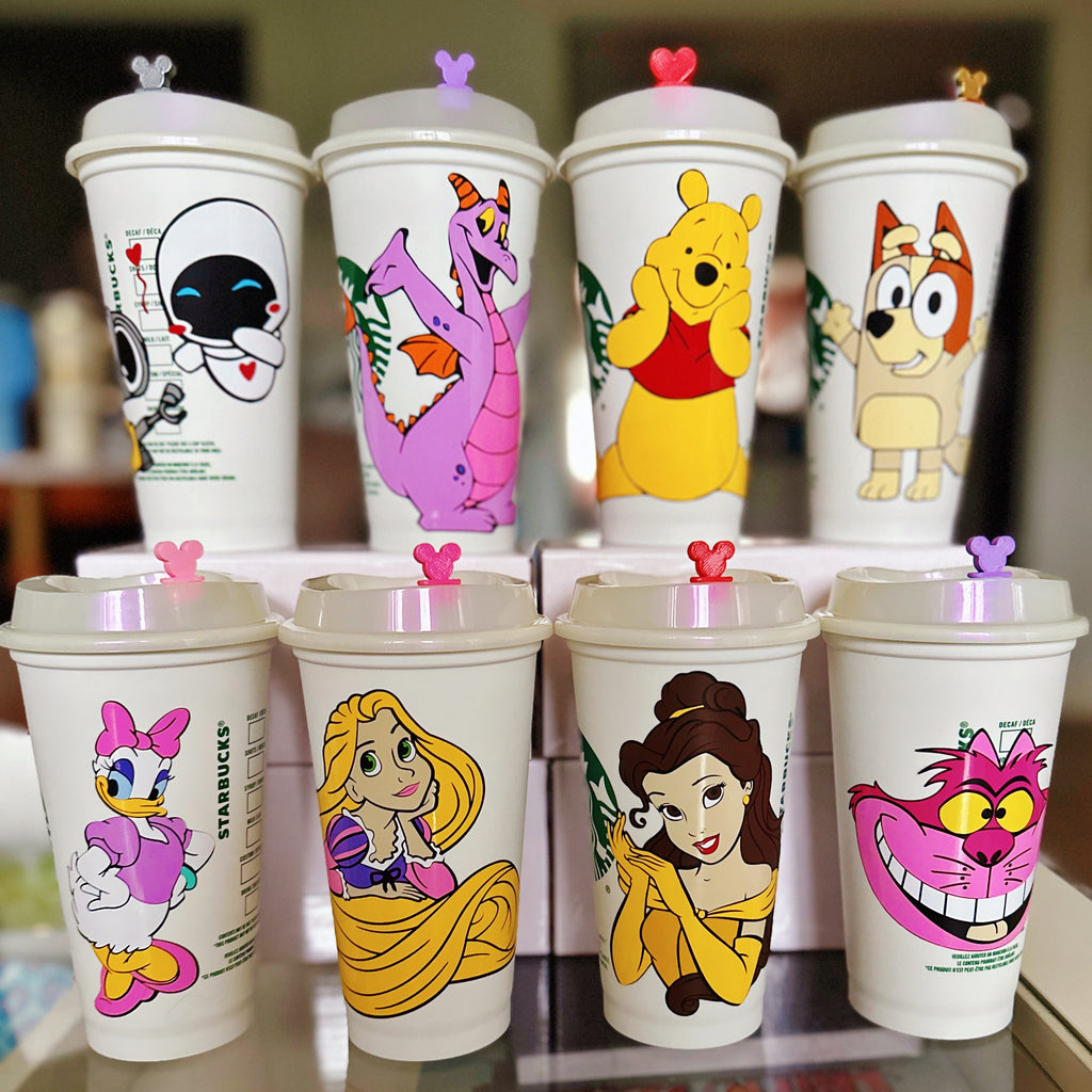 Full Color Character Personalized Hot Cup w/ stopper