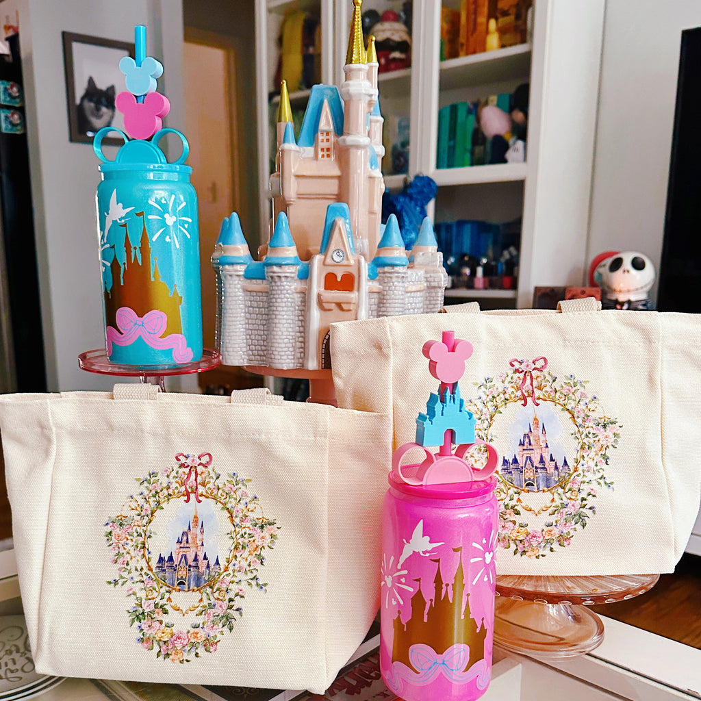 Mystery Bag: Dreamy Castle Mini Tote Bag & Drinkware