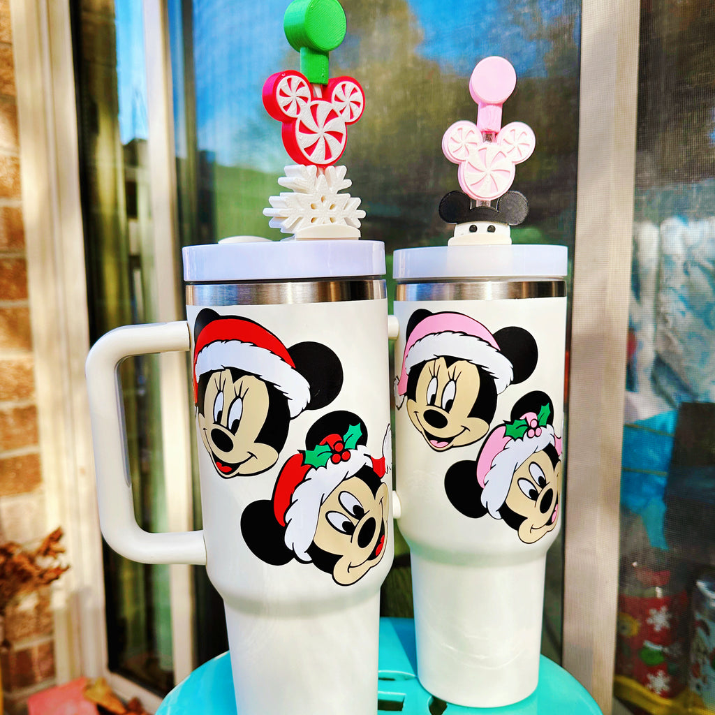 Santa Mouse Christmas on 40 oz Quencher Tumbler