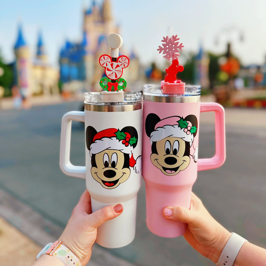 Santa Mouse Christmas on 40 oz Quencher Tumbler