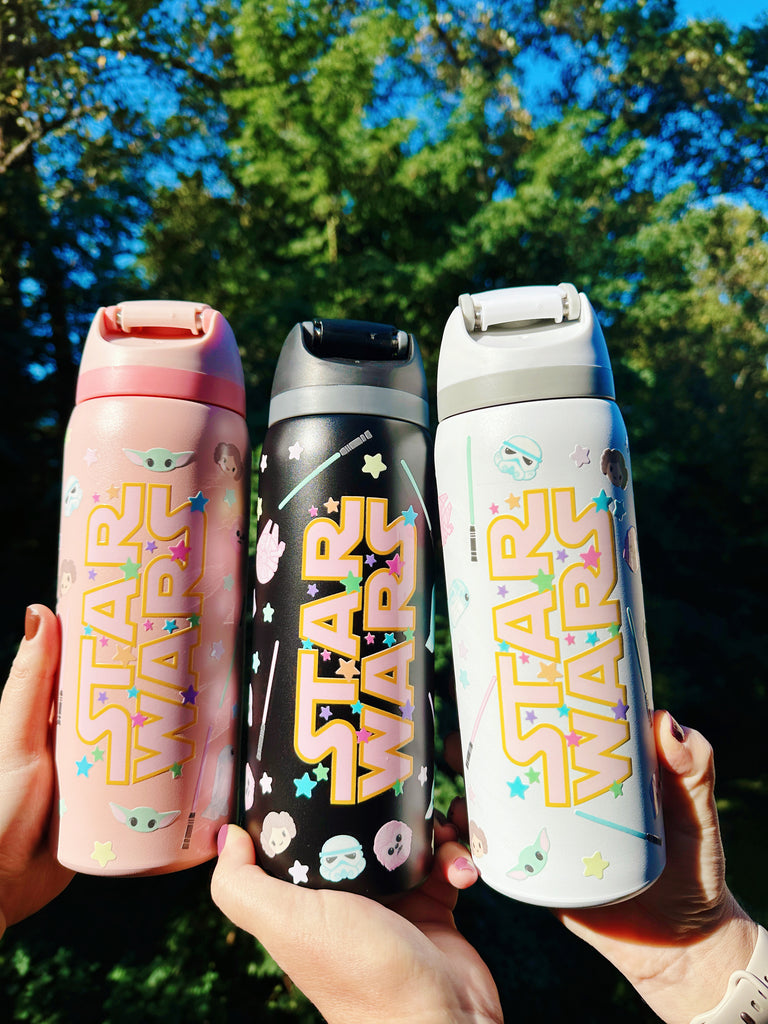 Star Movie Inspired 32 oz Sip Stainless Steel Water Bottle