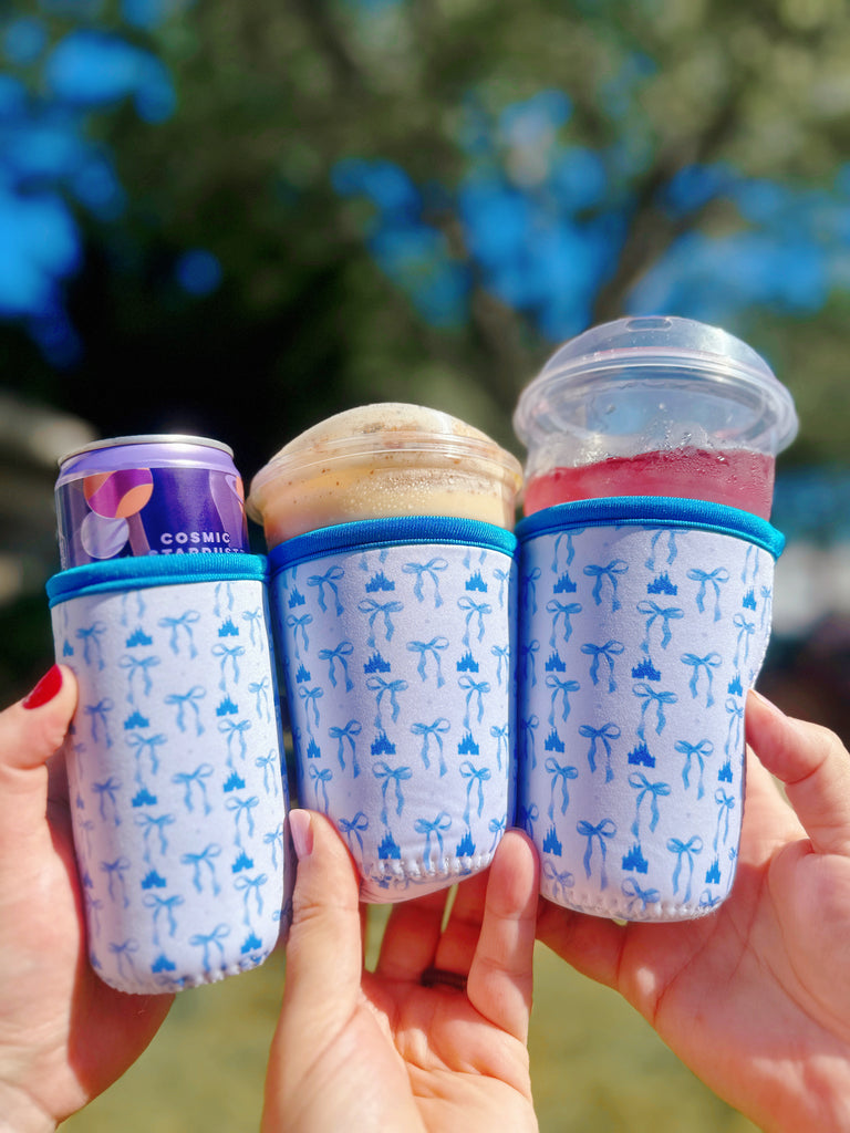 Castle and Bow Cup Sleeves/Cozies