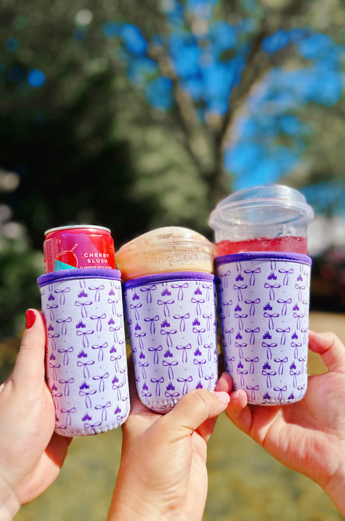 Castle and Bow Cup Sleeves/Cozies