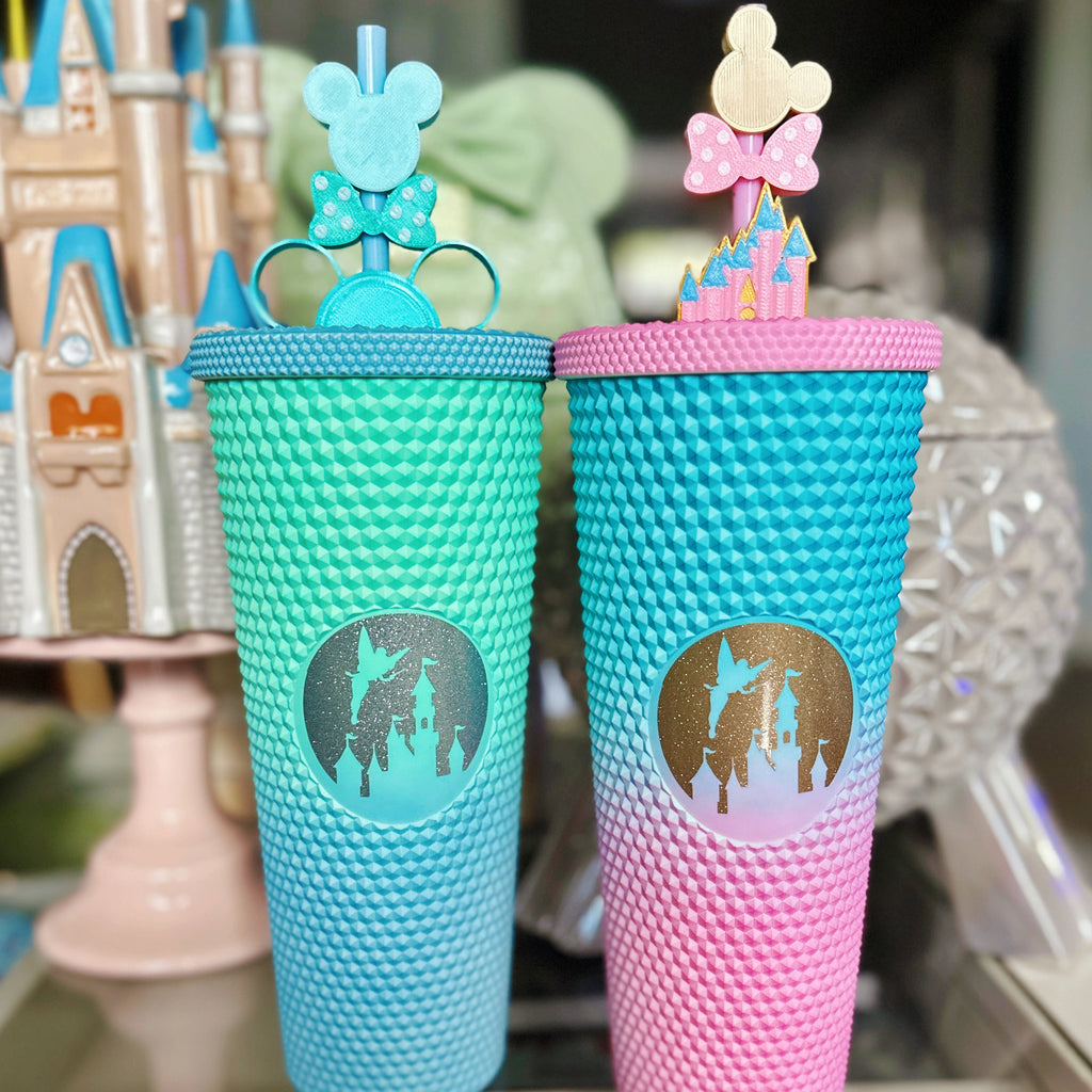 Castle Inspired on Ombre Studded Tumbler