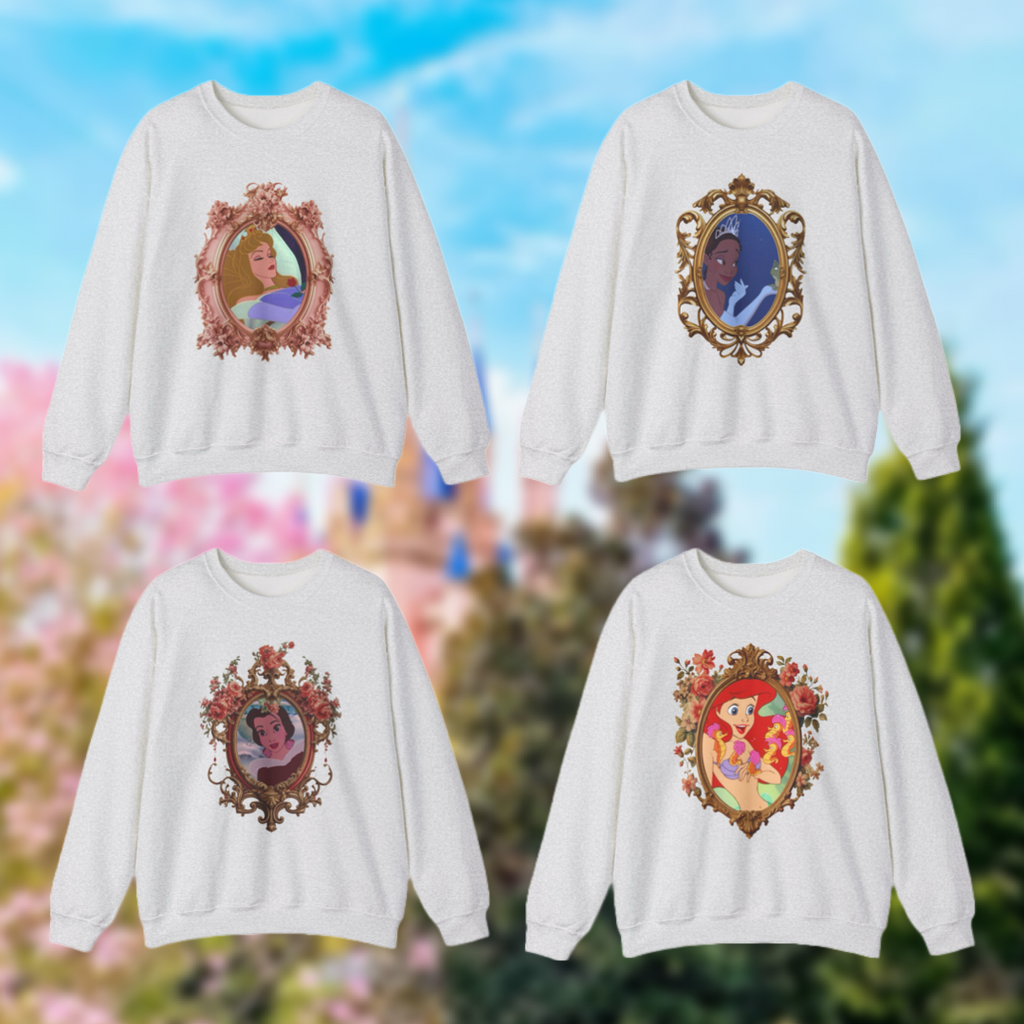 Princess Inspired Unisex Heavy Blend Crewneck Sweatshirt