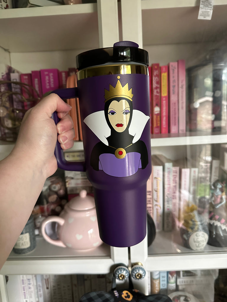 RTS 40 oz Deep Purple Tumbler w/ Evil Queen