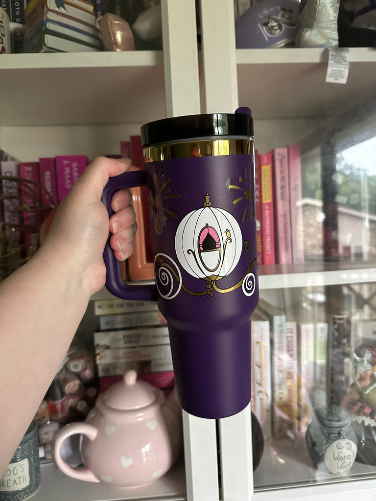 RTS 40 oz Deep Purple Tumbler w/ Carriage