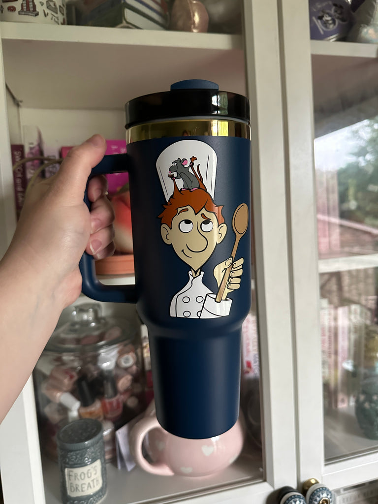 RTS 40 oz Navy Tumbler w/ Ratatouille