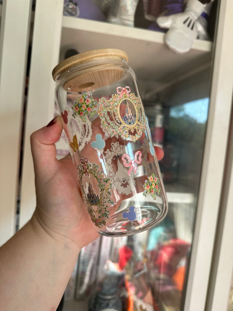 RTS 16 oz Clear Glass Can w/ Dreamy All Around