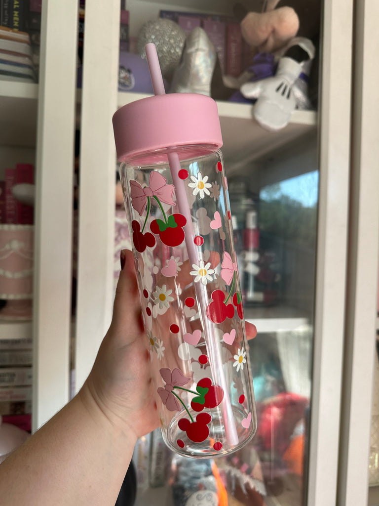 RTS Cherries Inspired 25 oz Glass Can