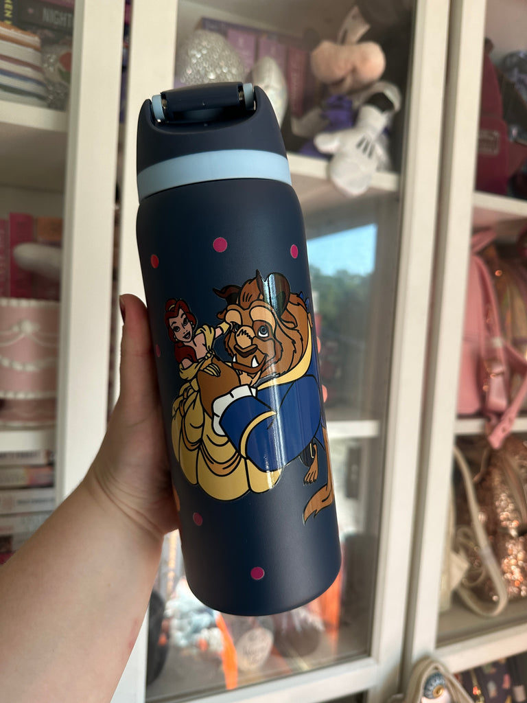 RTS 32 oz Navy Stainless Steel Water Bottle w/ Beauty Inspired