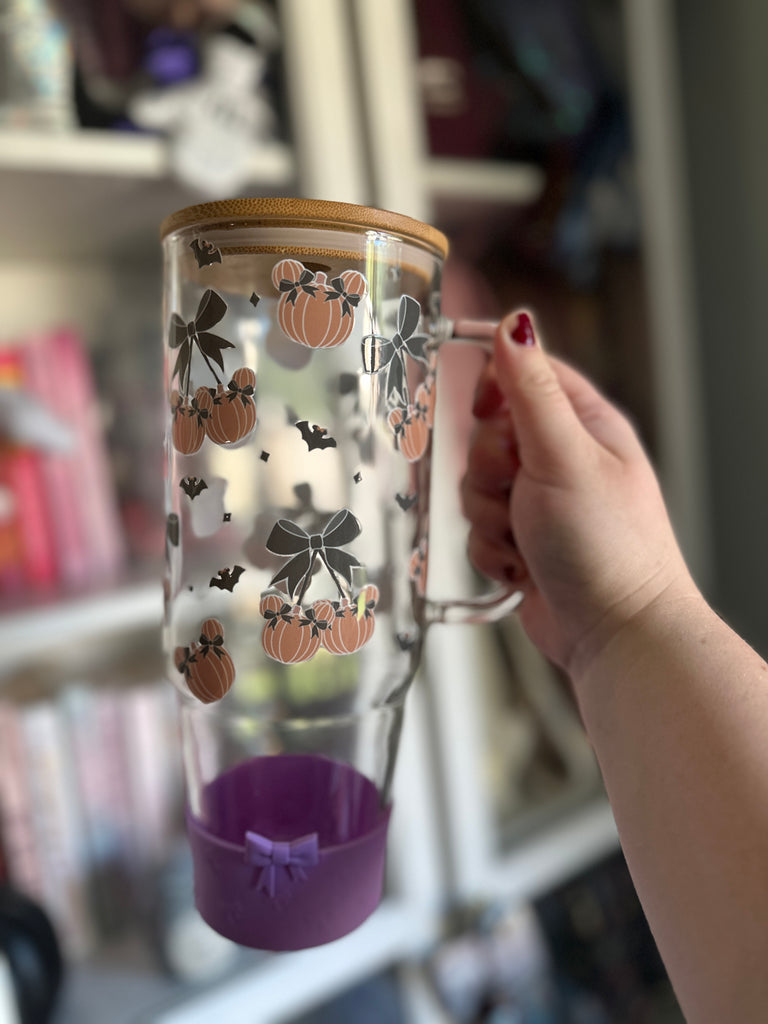 RTS Cherry Pumpkins 40 oz Glass Tumbler