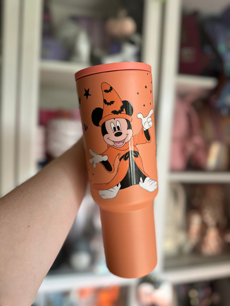 RTS 40 oz Slim Orange Tumbler w/ Halloween Sorcerer Inspired