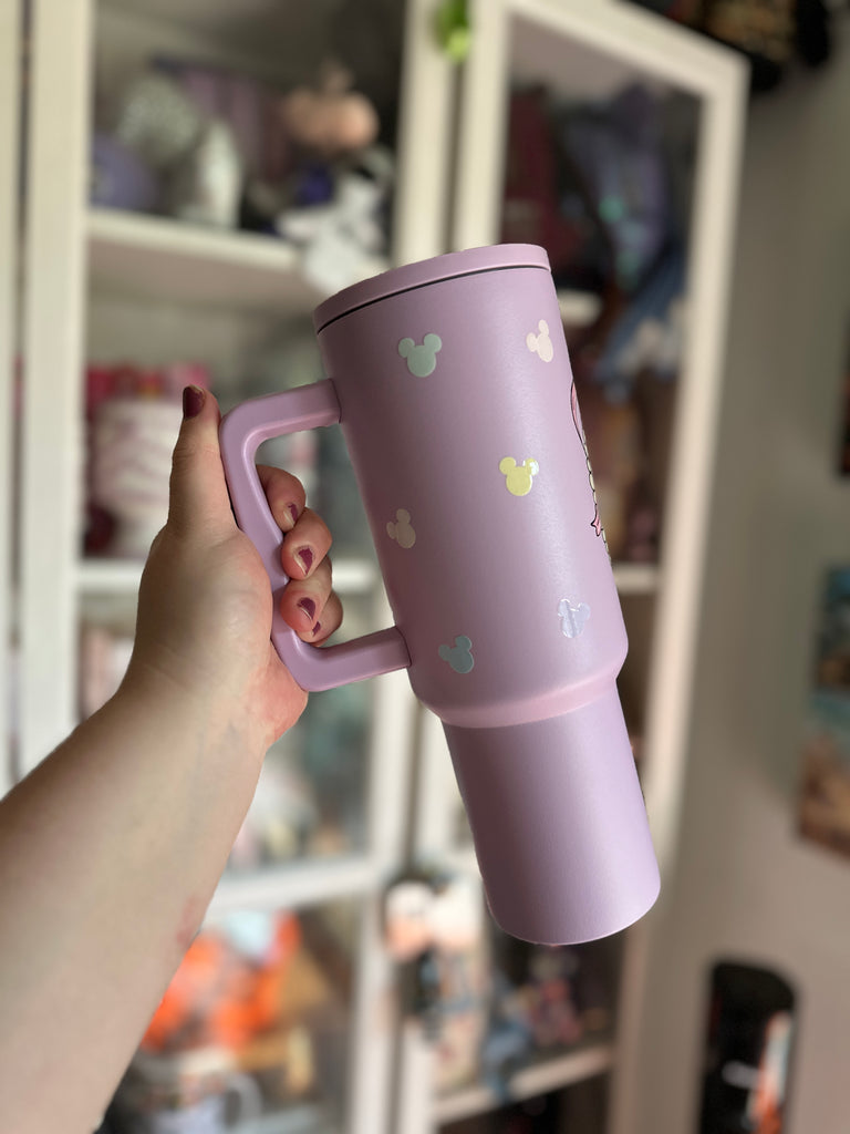 RTS 40 oz Lilac Slim Tumbler w/ Castle Inspired