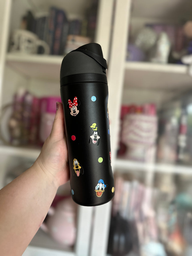 RTS 19 oz Black Stainless Steel Water Bottle w/ Sensational Six Inspired