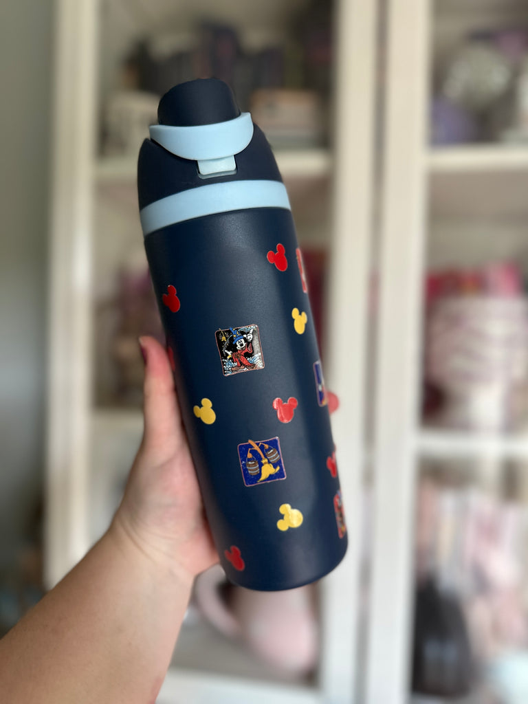 RTS 19 oz Navy Stainless Steel Water Bottle w/ Sorcerer Inspired
