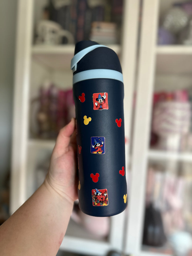RTS 19 oz Navy Stainless Steel Water Bottle w/ Sorcerer Inspired