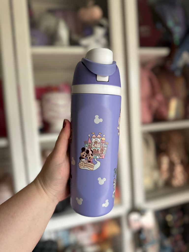 RTS 19 oz Lilac Stainless Steel Water Bottle w/ Fantasyland Inspired