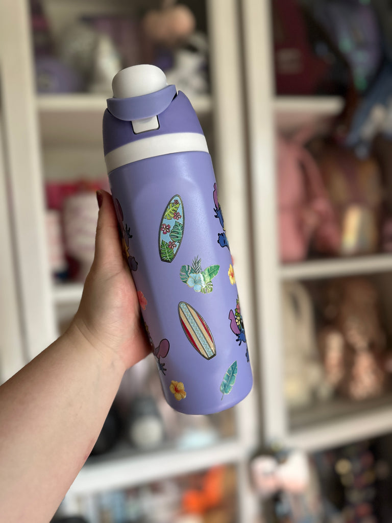 RTS 19 oz Lilac Stainless Steel Water Bottle w/ 626 Character Inspired