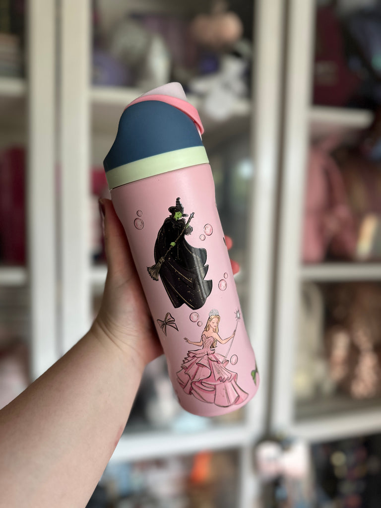 RTS 19 oz Pink Stainless Steel Water Bottle w/ Witches Inspired