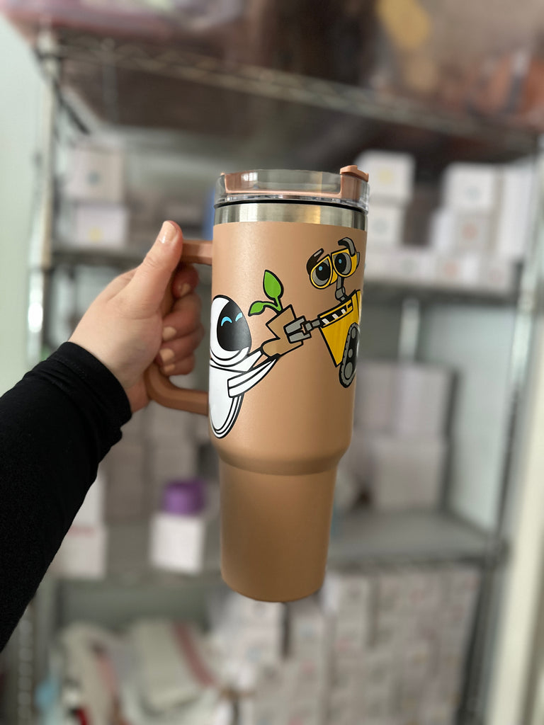 RTS Nude 40 oz Tumbler w/ Robots Inspired