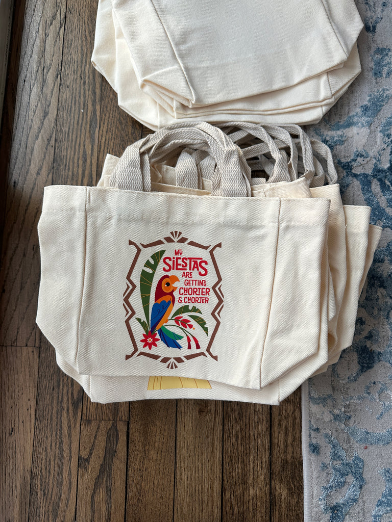 RTS Tiki Room Inspired Mini Tote Bag