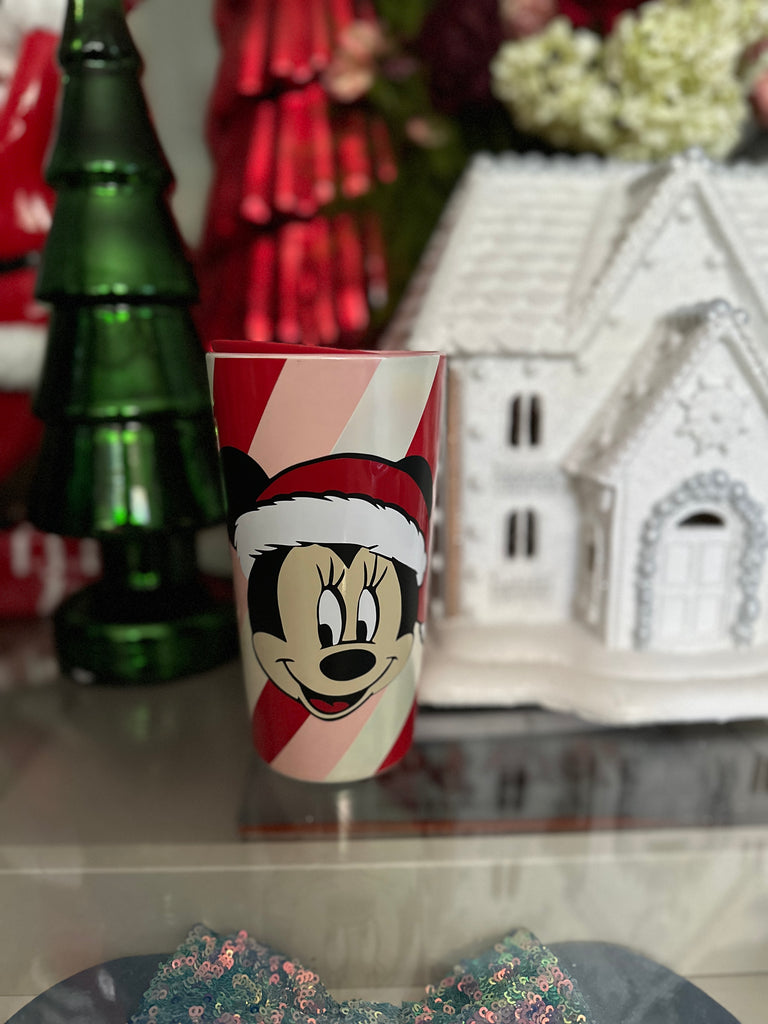 Christmas Santa Mouse Ceramic Tumbler