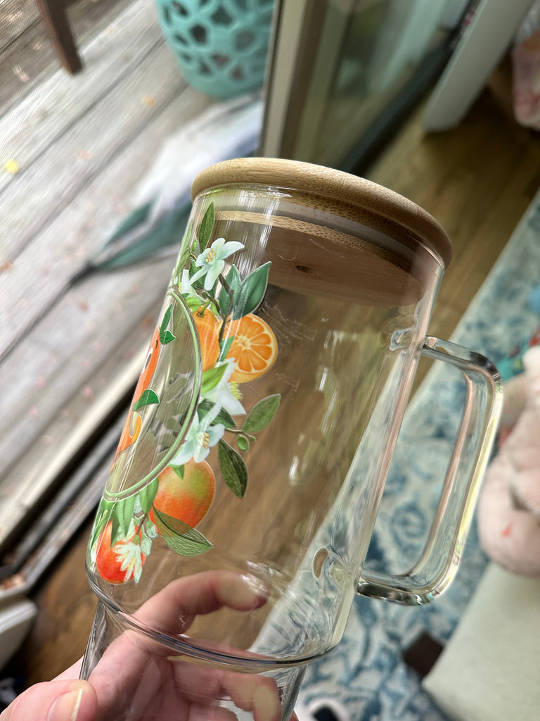 RTS Orange Character Inspired on 40 oz Glass Can B Grade