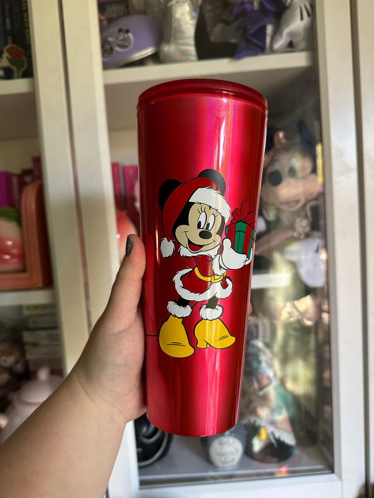 Ready to Ship Sbux Tumbler w/ Santa Mouse