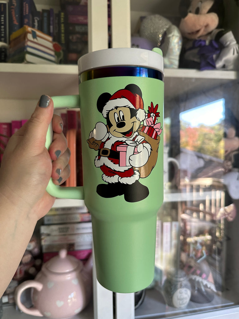 RTS 40 oz Mint Tumbler w/ Santa Mouse