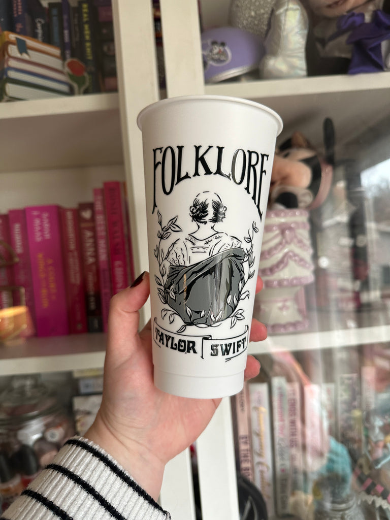 Ready to Ship Folklore inspired Cold Cup