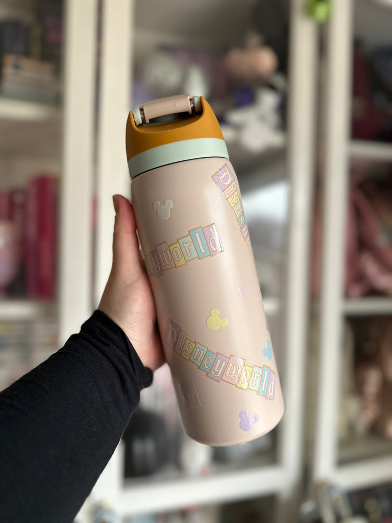 RTS 32 oz Sand Stainless Steel Water Bottle w/ DW sign Inspired