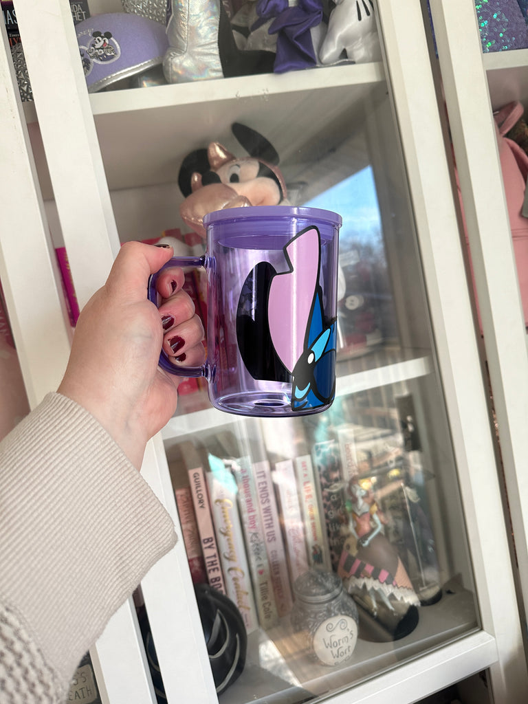 RTS Lilac Glass Mug w/ 626 Character