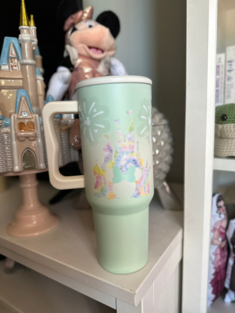RTS Stainless Steel Ombre 40 oz Tumbler Mouse Castle