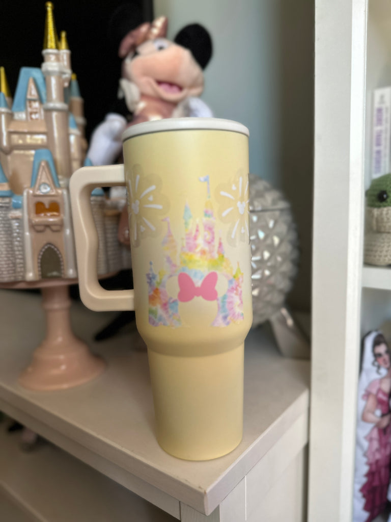 RTS Stainless Steel Ombre 40 oz Tumbler Mouse Castle