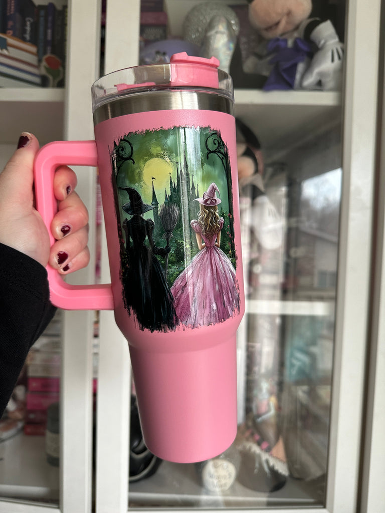 RTS 40 oz Lilac Tumbler w/ Wicked Inspired