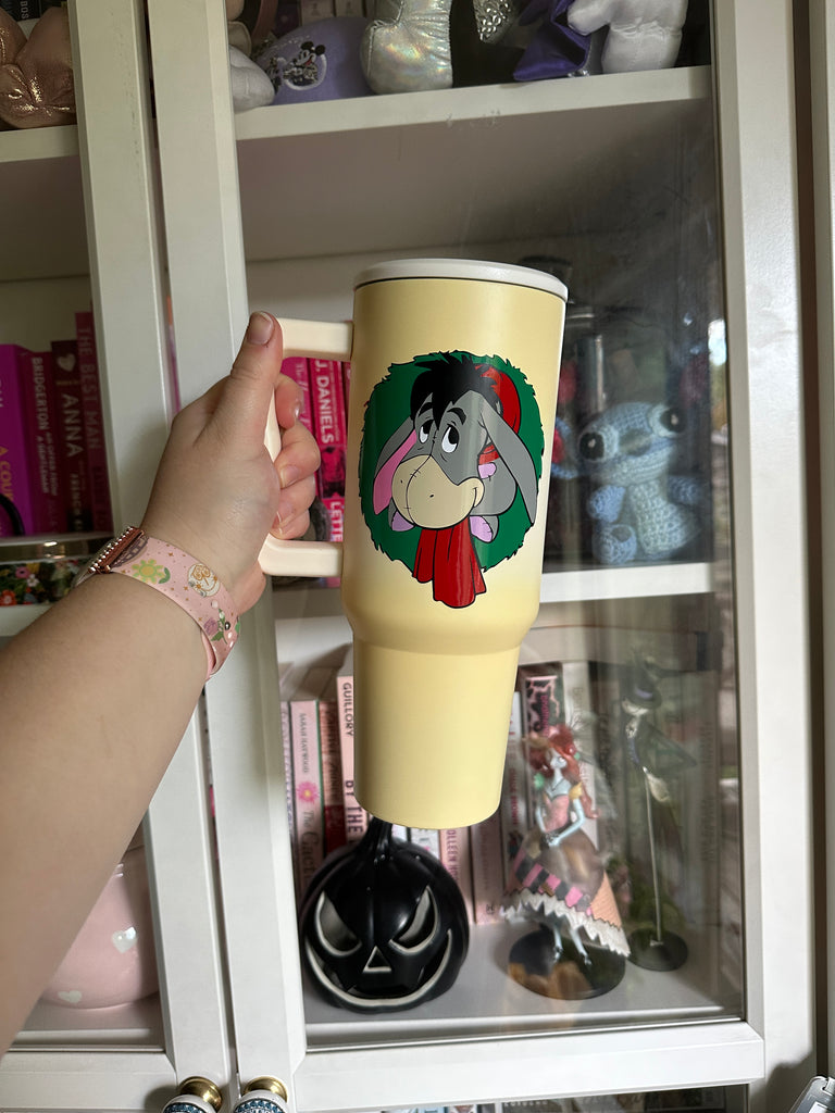 RTS Stainless Steel Ombre 40 oz Tumbler Christmas Character
