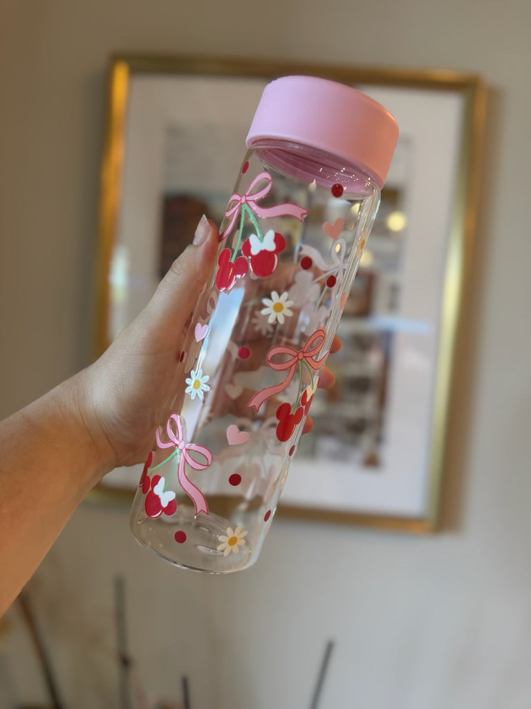 RTS Cherries Inspired 25 oz Glass Can