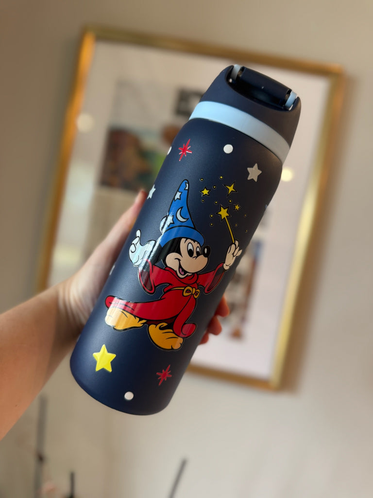 RTS 32 oz Navy Stainless Steel Water Bottle w/ Sorcerer Inspired