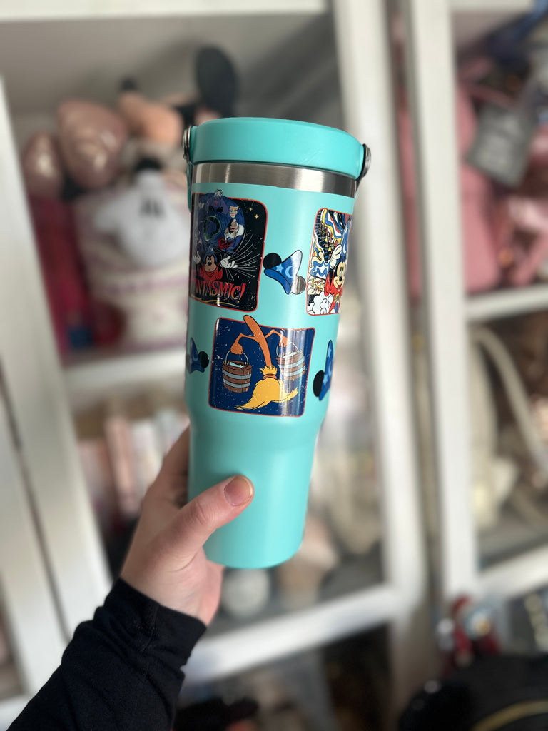 RTS Seafoam 30 oz Tumbler w/ Sorcerer Mouse All Around