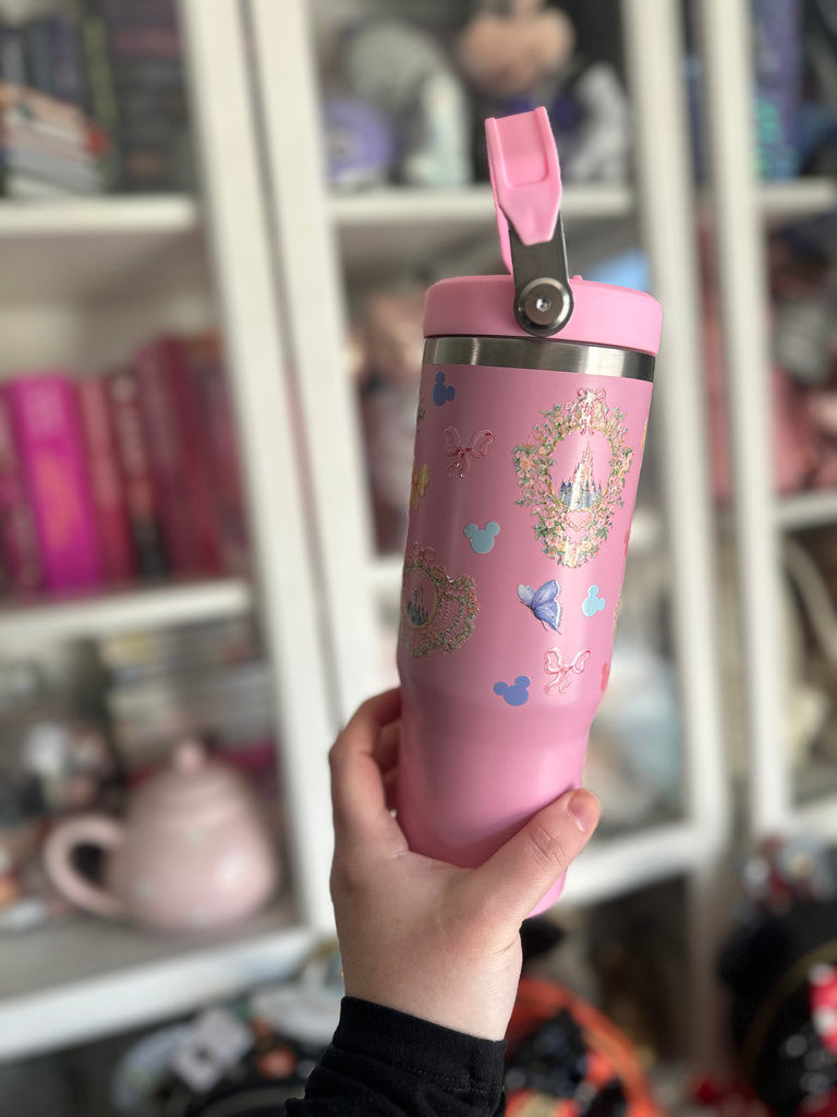 RTS Light Pink 30 oz Tumbler w/ Dreamy All Around